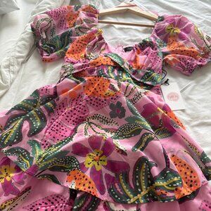 Pink Pattern  Dress